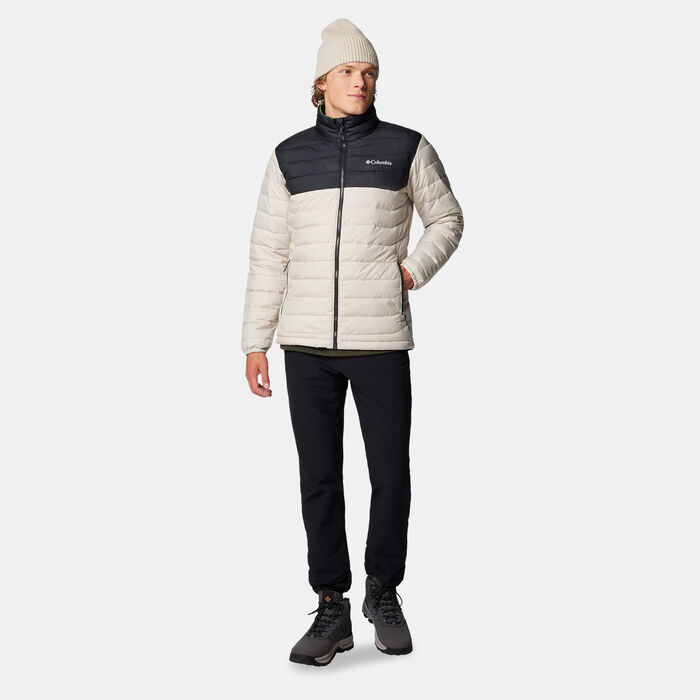 Columbia Men's Powder Lite II Full-Zip Hiking Jacket Beige Columbia Men's Powder Lite II Full-Zip Hiking Jacket Beige image number 2