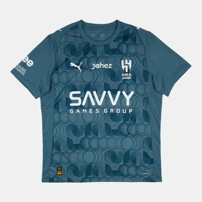 PUMA Men's Al Hilal 25/26 Away Replica Football Jersey Grey PUMA Men's Al Hilal 25/26 Away Replica Football Jersey Grey