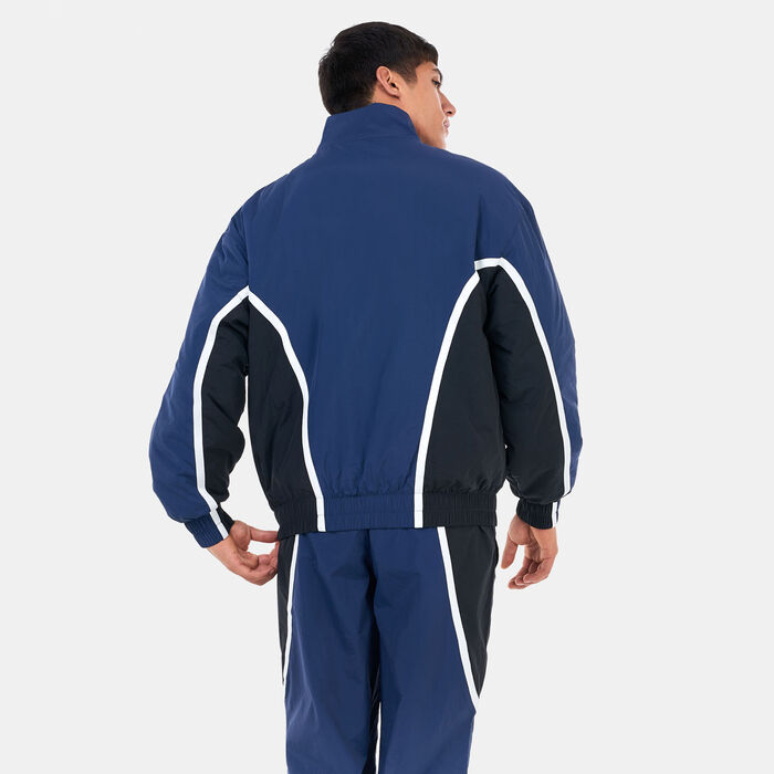 New Balance Men's Hoops Basketball Jacket Blue New Balance Men's Hoops Basketball Jacket Blue image number 1