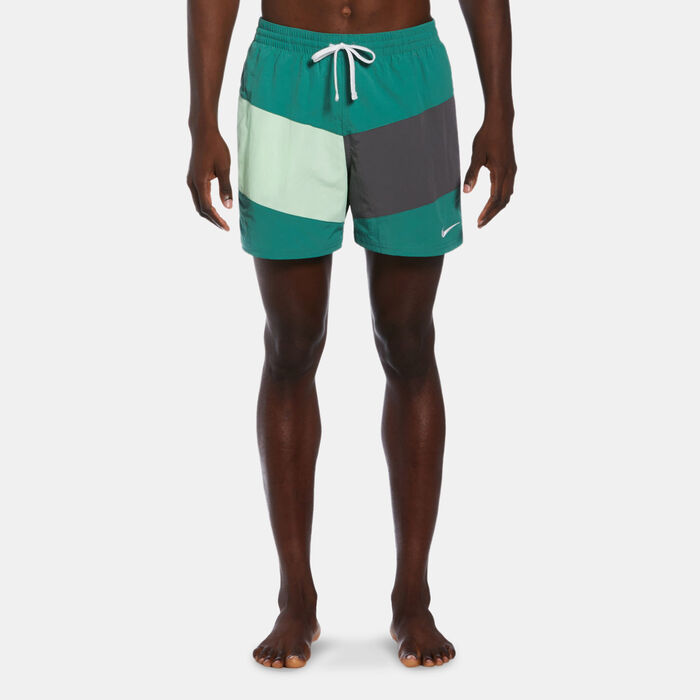 Nike Swim Men's Logo Swimming Shorts Green Nike Swim Men's Logo Swimming Shorts Green image number 2