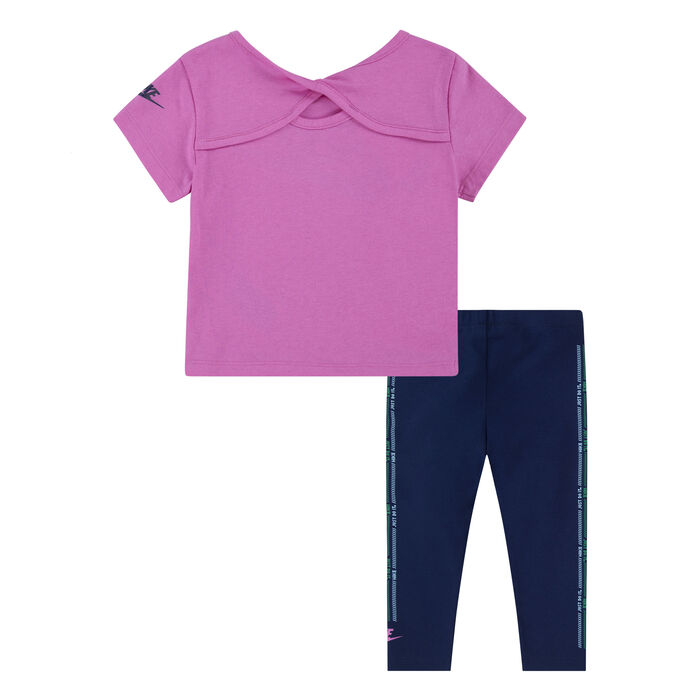 Nike Kids' Happy Camper Leggings Set Blue Nike Kids' Happy Camper Leggings Set Blue image number 1