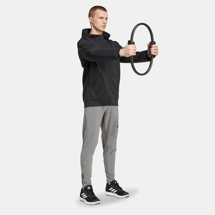 adidas Men's Designed for Training Full-Zip Track Jacket Black adidas Men's Designed for Training Full-Zip Track Jacket Black image number 2