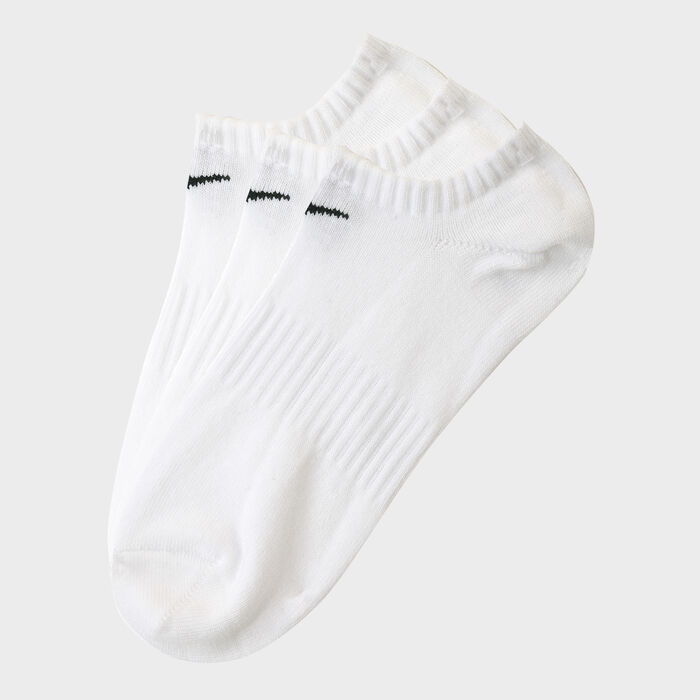 Nike Everyday No-Show Training Socks (3 Pack) White Nike Everyday No-Show Training Socks (3 Pack) White image number 0