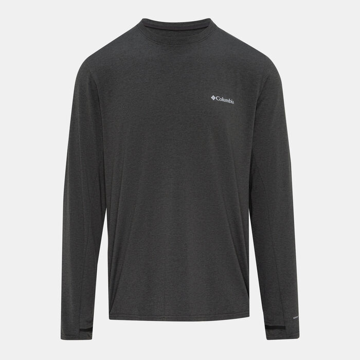 Columbia Men's Tech Trail™ Long Sleeve Crew II T-Shirt Black image number 0