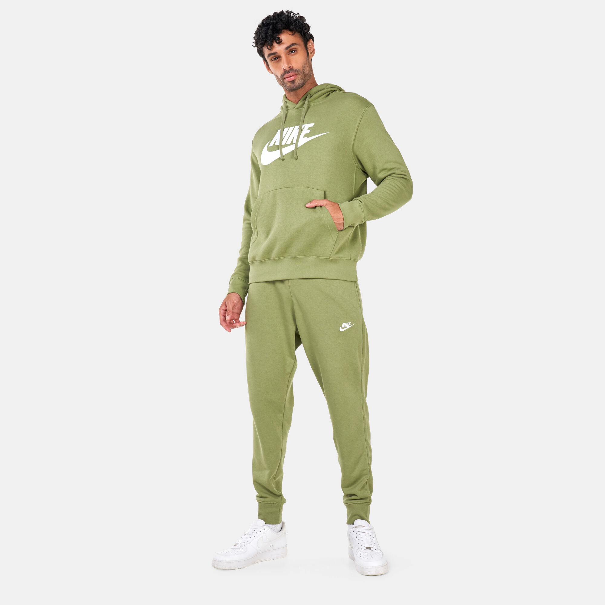 Mens khaki nike tracksuit top
