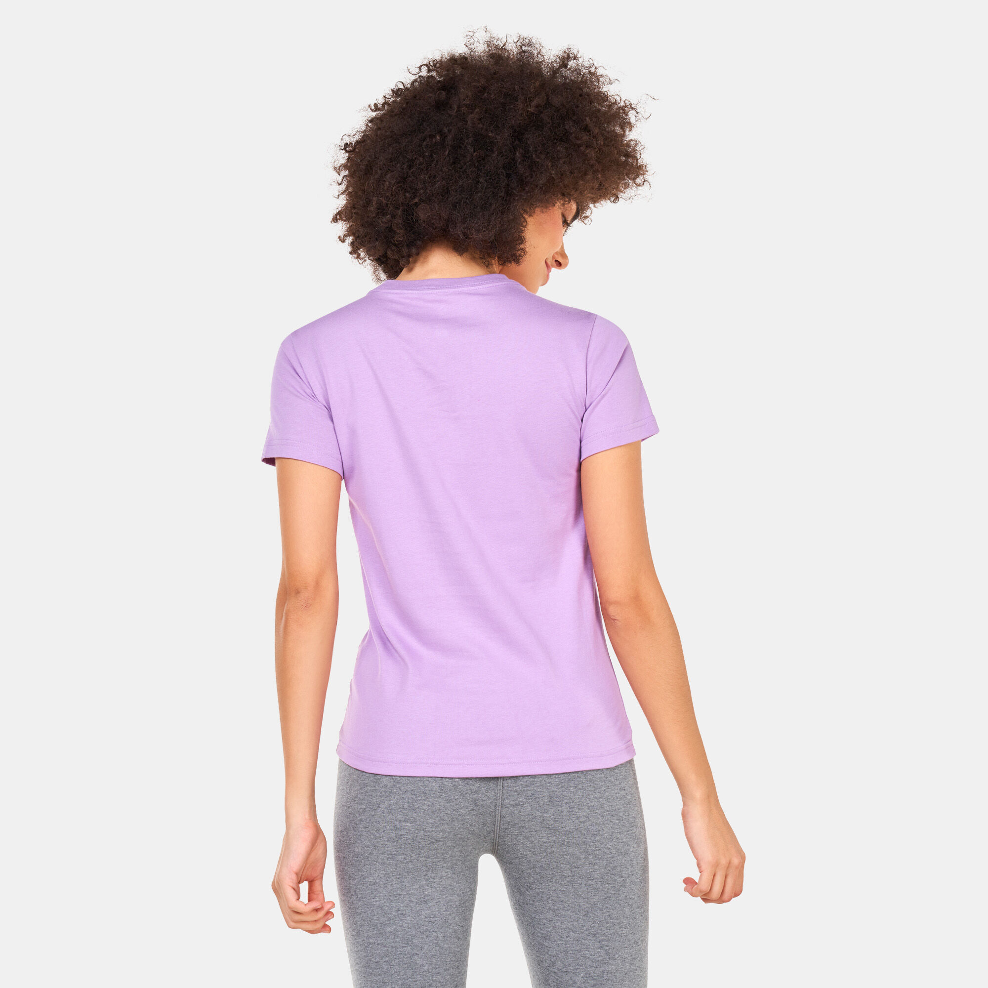 Buy Converse Women s Metallic Chuck Taylor T Shirt Purple in KSA SSS