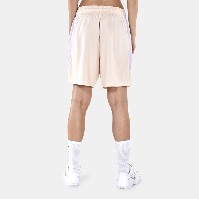 Nike Women's Dri-FIT Fly Essential Shorts Beige Nike Women's Dri-FIT Fly Essential Shorts Beige image number 1