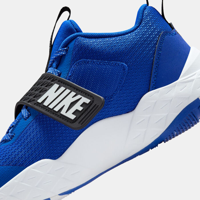 Nike Kids' Team Hustle D Basketball Shoes Blue image number 6