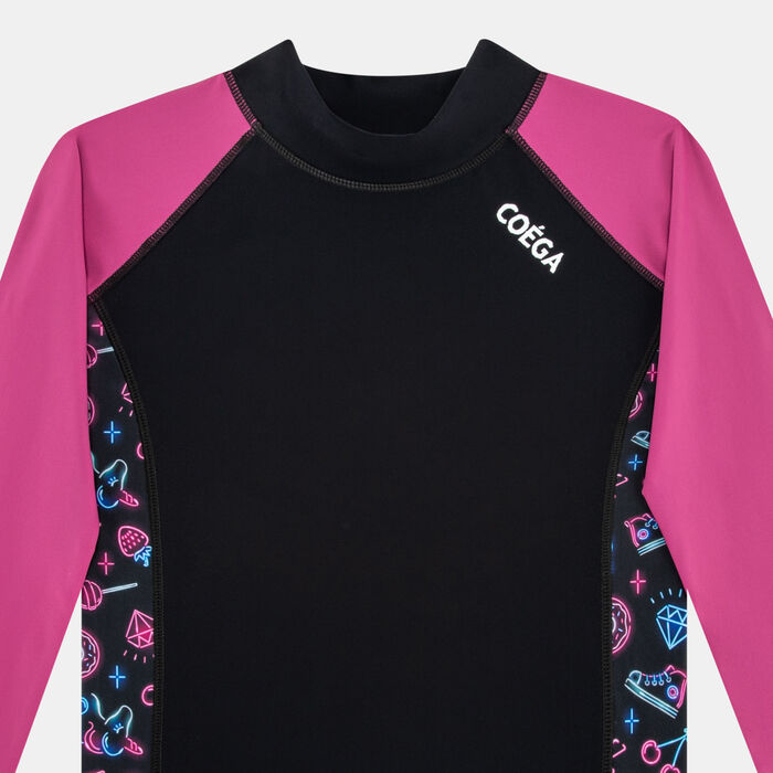COEGA Kids' Swimming Rashguard Black COEGA Kids' Swimming Rashguard Black image number 2