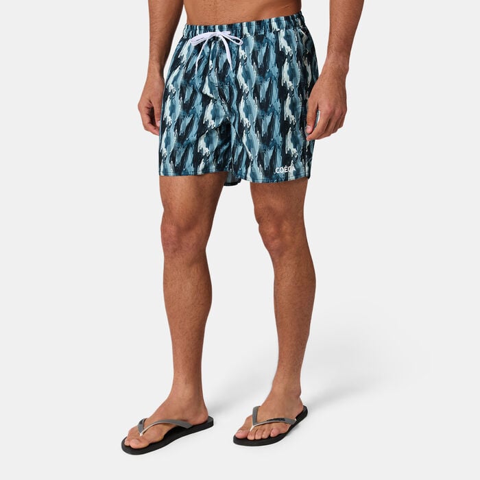 COEGA Men's Printed Board Swimming Shorts Green COEGA Men's Printed Board Swimming Shorts Green image number 0