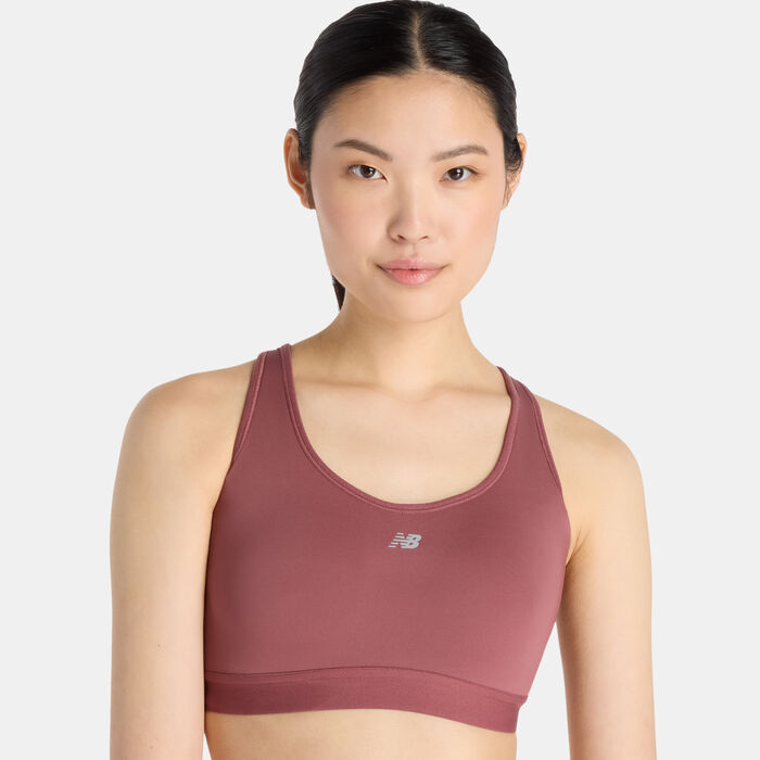 New Balance Women's Essential High-Support Running Sports Bra Brown New Balance Women's Essential High-Support Running Sports Bra Brown image number 3