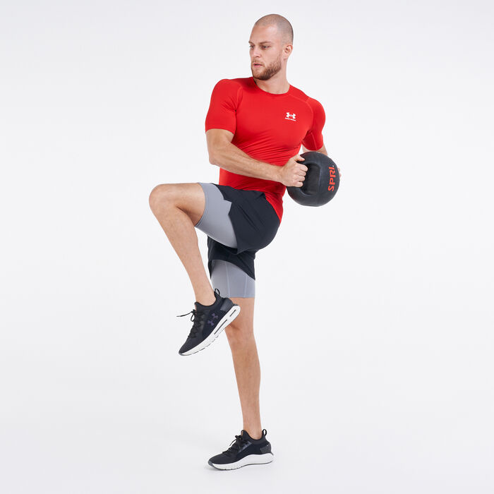 Under Armour Men's HeatGear® Armour T-Shirt Red image number 2