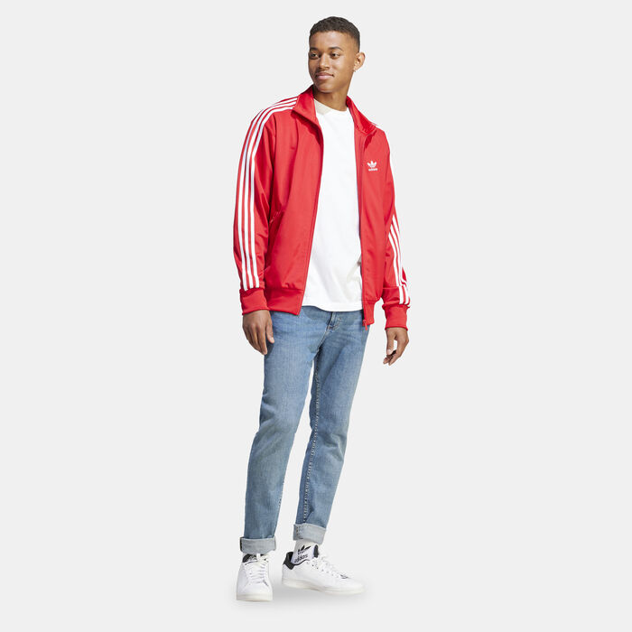 adidas Originals Men's Adicolor Classics Firebird Track Jacket Red image number 2
