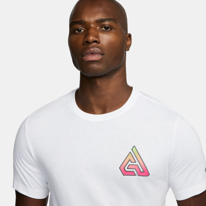 Nike Men's Giannis Antetokounmpo Giannis T-Shirt White Nike Men's Giannis Antetokounmpo Giannis T-Shirt White image number 2