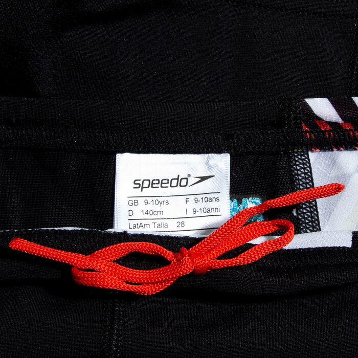 Speedo Kids' Digital Panel Swimming Shorts Black Speedo Kids' Digital Panel Swimming Shorts Black image number 4