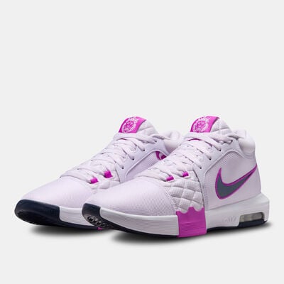 Nike Men's LeBron Witness VIII Basketball Shoes Purple Nike Men's LeBron Witness VIII Basketball Shoes Purple
