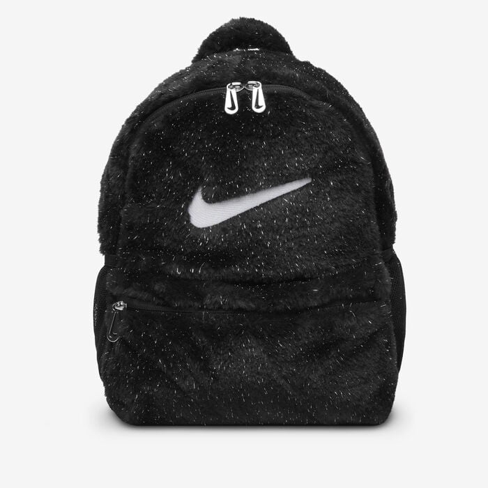 Nike Kids' Faux Fur Backpack Black Nike Kids' Faux Fur Backpack Black image number 0