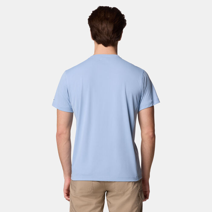 Columbia Men's Zero Rules Light Technical Hiking T-Shirt Blue Columbia Men's Zero Rules Light Technical Hiking T-Shirt Blue image number 1