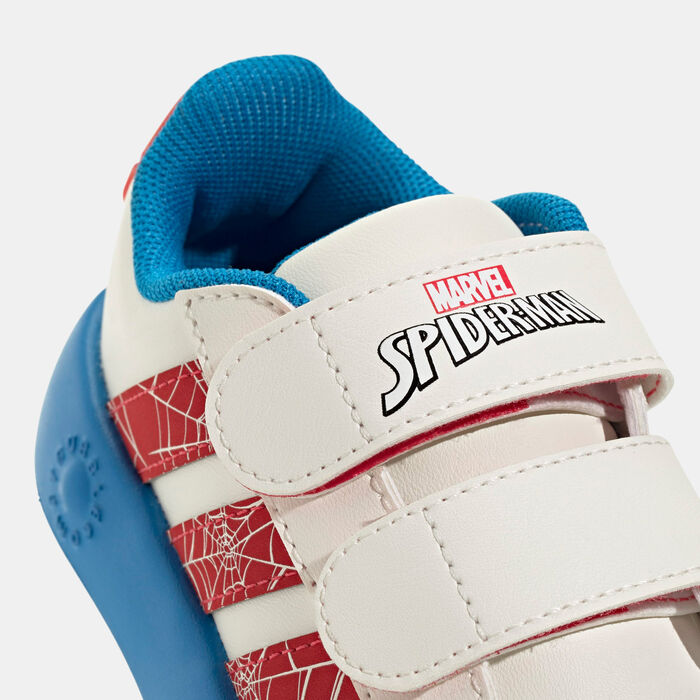 adidas Kids' x Marvel Spider-Man Grand Court Shoes White adidas Kids' x Marvel Spider-Man Grand Court Shoes White image number 5