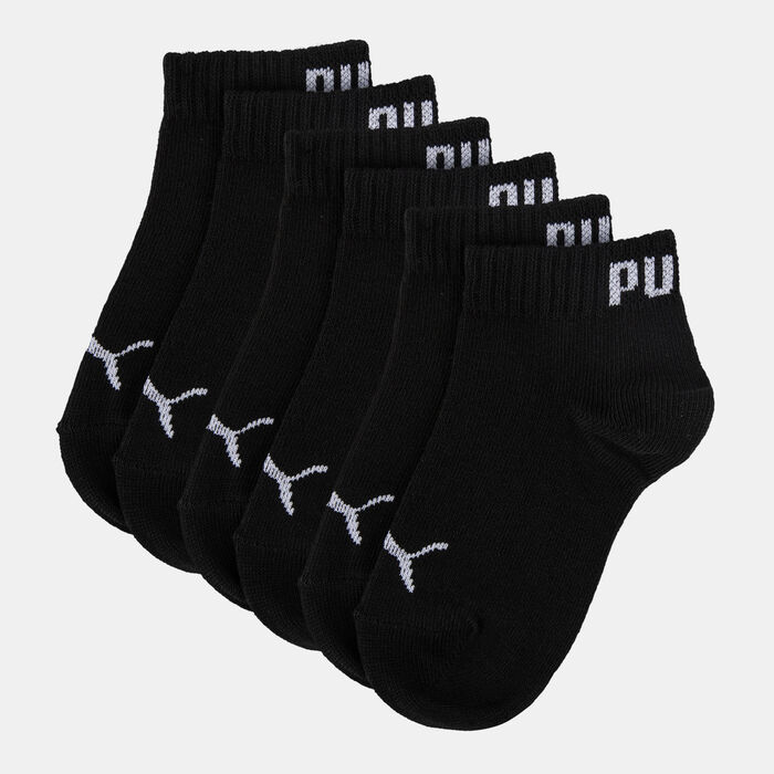 PUMA Kids' Quarter Socks (3 Pairs) Black PUMA Kids' Quarter Socks (3 Pairs) Black image number 0