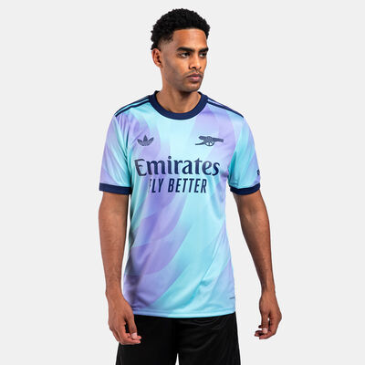 adidas Men's Arsenal 24/25 Third Replica Football Jersey Blue