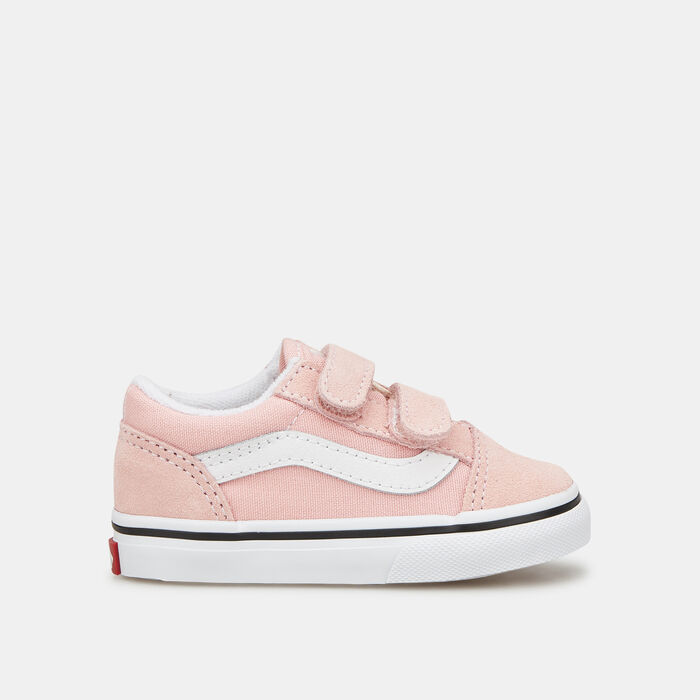 Vans Kids' Old Skool Velcro Unisex Shoe (Baby and Toddler) Pink Vans Kids' Old Skool Velcro Unisex Shoe (Baby and Toddler) Pink image number 0