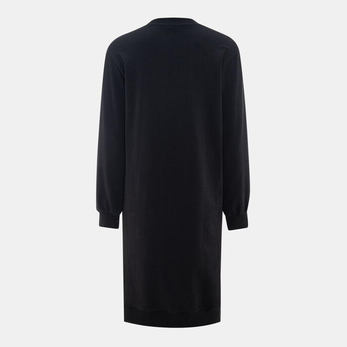 Sun and Sand Sports Women's Terry Dress Black image number 1