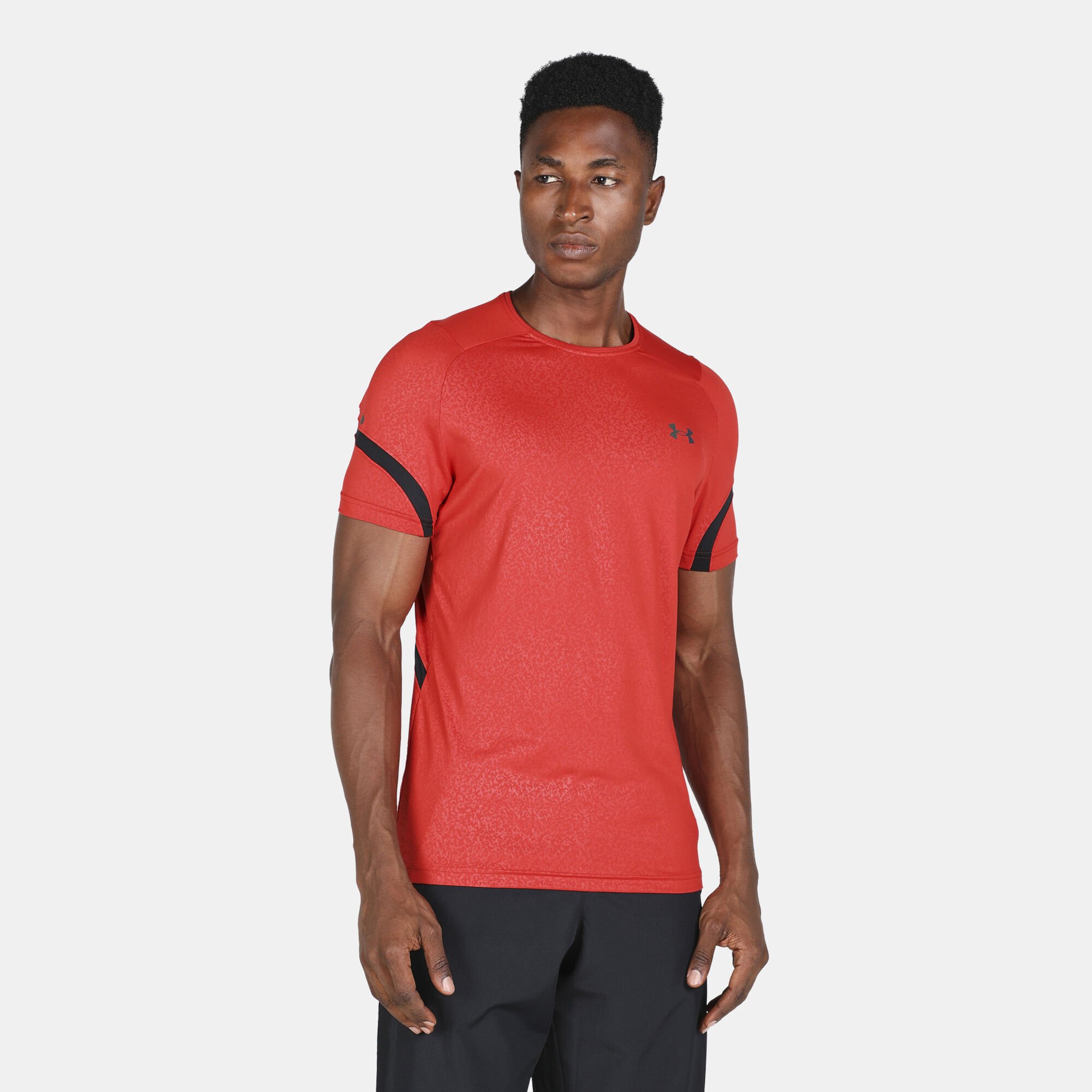 Buy Under Armour Men s Rush 2.0 Emboss T Shirt Red in KSA SSS