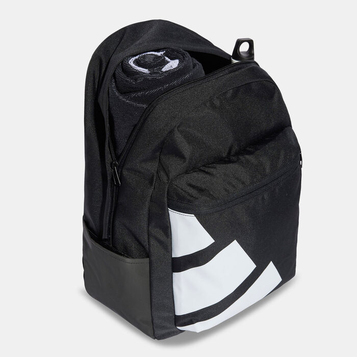 adidas Classics Back To School Backpack Black image number 3