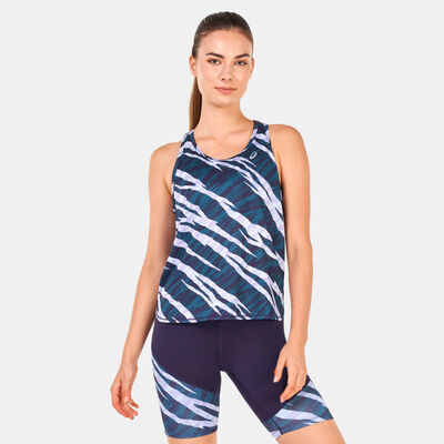 ASICS Women's Wild Camo Tank Top Black ASICS Women's Wild Camo Tank Top Black