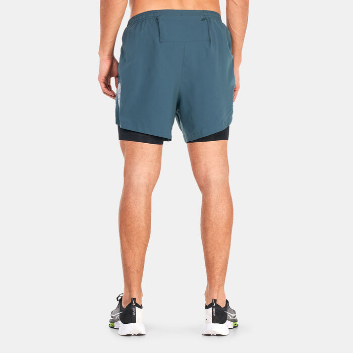 Nike Men's Dri-FIT Run Division Stride Running Shorts Green image number 1