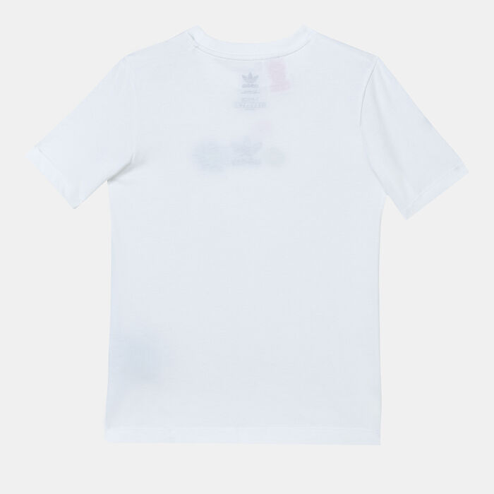 adidas Originals Kids' Flower Print T-Shirt White adidas Originals Kids' Flower Print T-Shirt White image number 2