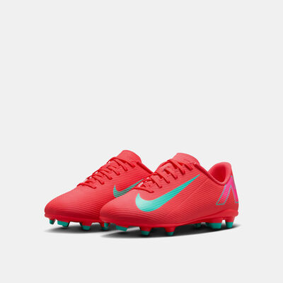 Nike Kids' Mercurial Vapor 16 Club Multi Ground Football Shoes Red Nike Kids' Mercurial Vapor 16 Club Multi Ground Football Shoes Red