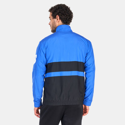 New Balance Men's Tenacity Woven Jacket Blue New Balance Men's Tenacity Woven Jacket Blue