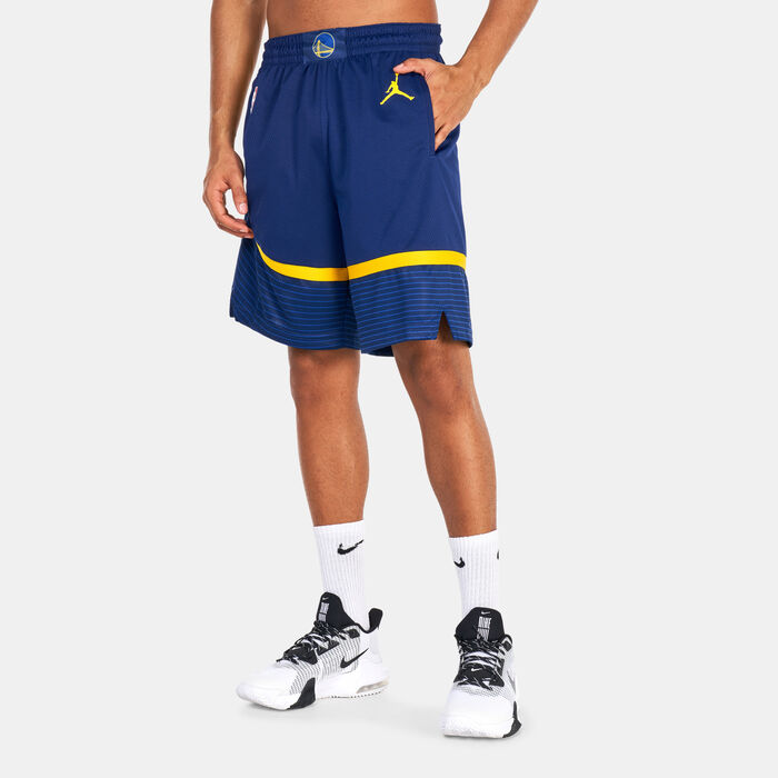 Jordan Men's Golden State Warriors Dri-FIT Swingman Shorts - 2022/23 Blue Jordan Men's Golden State Warriors Dri-FIT Swingman Shorts - 2022/23 Blue image number 0