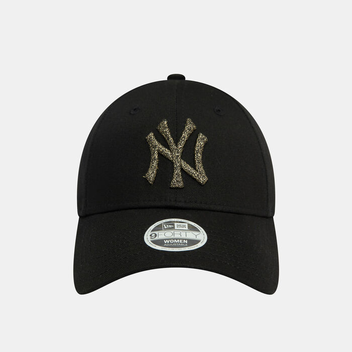 New Era Women's MLB New York Yankees Logo 9FORTY Cap Black image number 0