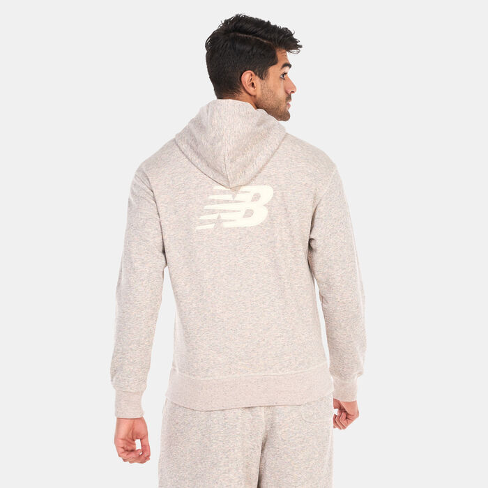 New Balance NB Athletics Undyed Sweat Hoodie Grey New Balance NB Athletics Undyed Sweat Hoodie Grey image number 1