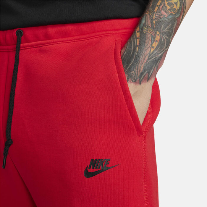 Nike Men's Sportswear Tech Fleece Joggers Red Nike Men's Sportswear Tech Fleece Joggers Red image number 3