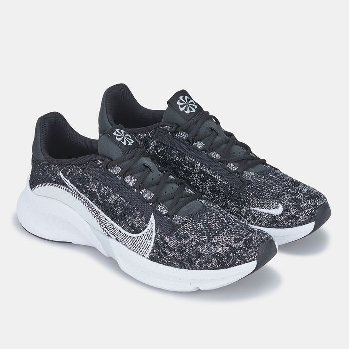 Nike Men's SuperRep Go 3 Next Nature Flyknit Training Shoes Grey image number 2