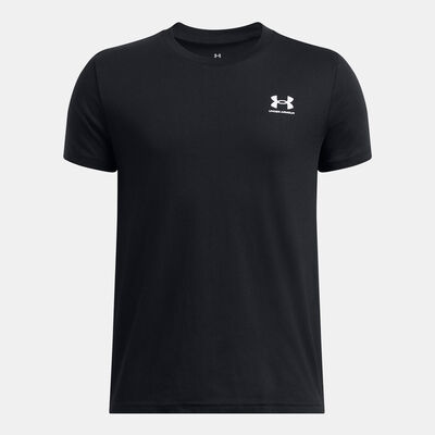 Under Armour Kids' Sportstyle T-Shirt Black Under Armour Kids' Sportstyle T-Shirt Black