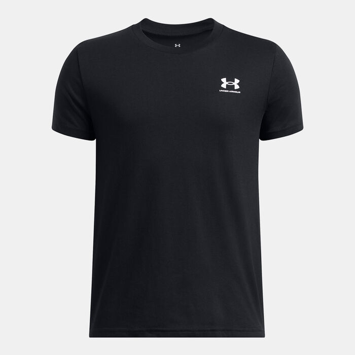 Under Armour Kids' Sportstyle T-Shirt Black Under Armour Kids' Sportstyle T-Shirt Black image number 0