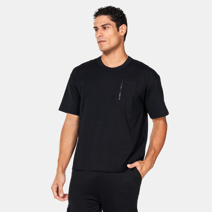 Sun and Sand Sports Men's Hybrid T-Shirt Black Sun and Sand Sports Men's Hybrid T-Shirt Black image number 0
