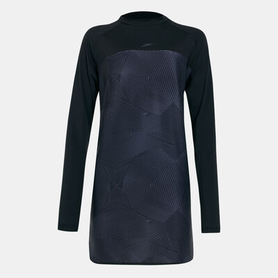 Speedo Women's Pulse 2 Piece Full Body Swimsuit Black