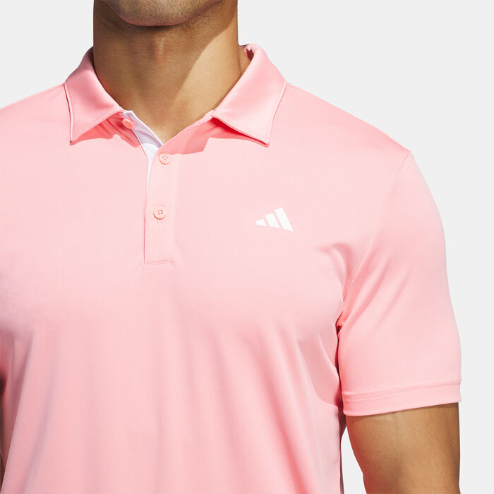 adidas Men's Drive Polo Shirt Pink adidas Men's Drive Polo Shirt Pink image number 3