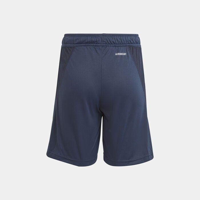 adidas Kids' Real Madrid Tiro 23 Training Football Shorts (Older Kids) Blue adidas Kids' Real Madrid Tiro 23 Training Football Shorts (Older Kids) Blue image number 1