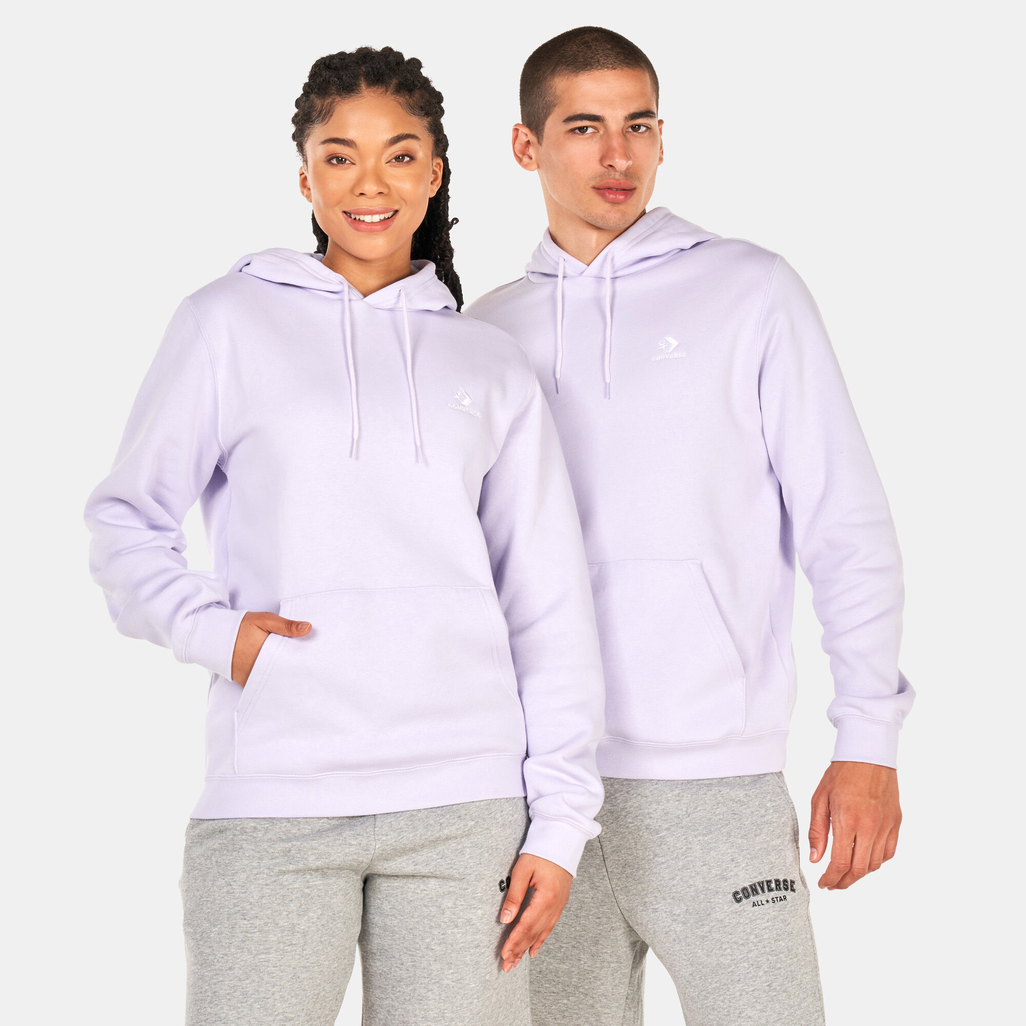Purple converse hoodie outlet