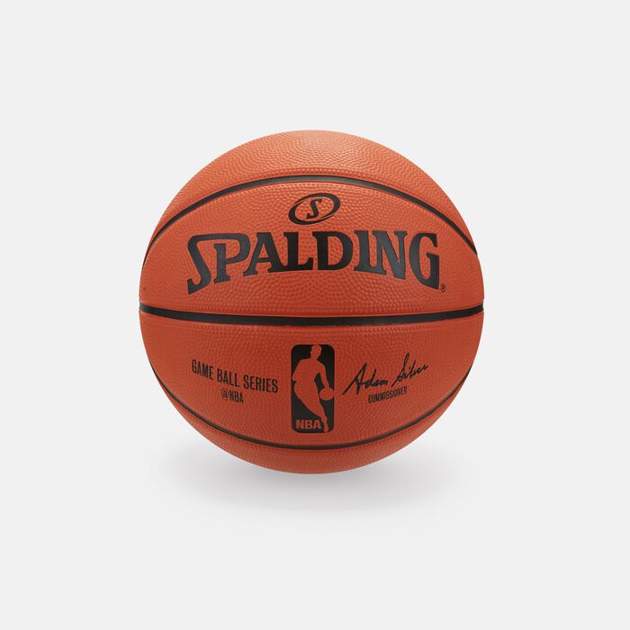 Spalding NBA Game Ball Replica Outdoor Rubber Basketball Orange Spalding NBA Game Ball Replica Outdoor Rubber Basketball Orange image number 0