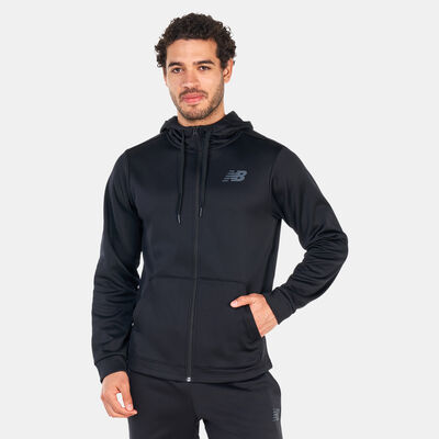 New Balance Men's Tenacity Performance Fleece Full Zip Hoodie Black New Balance Men's Tenacity Performance Fleece Full Zip Hoodie Black