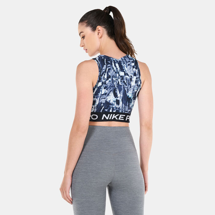 Nike Women's Pro Dri-FIT Tank Top Grey image number 1