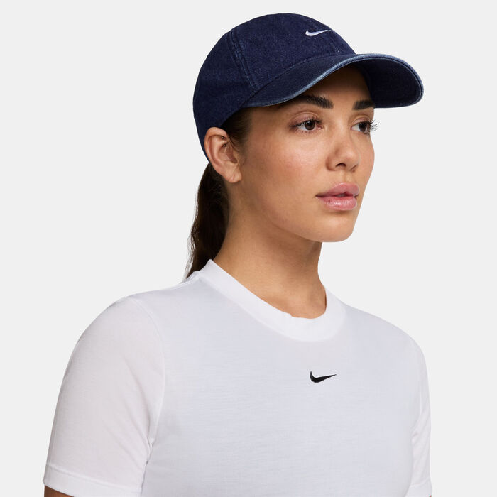 Nike Club Unstructured Denim Cap Blue image number 2